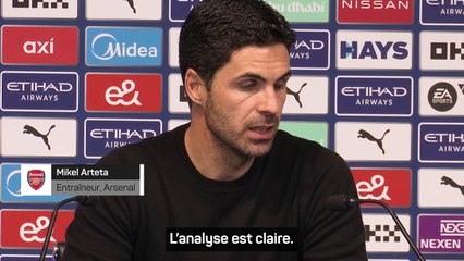 Arteta : “La meilleure équipe a gagné le match”