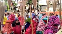 सफाई कर्मचारियों की हड़ताल,किया विरोध प्रदर्शन,देखे वीडियो