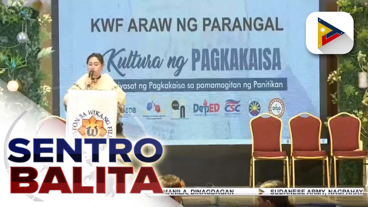 Mga indibidwal na may malaking ambag sa larangan ng panitikan, kinilala ng KWF