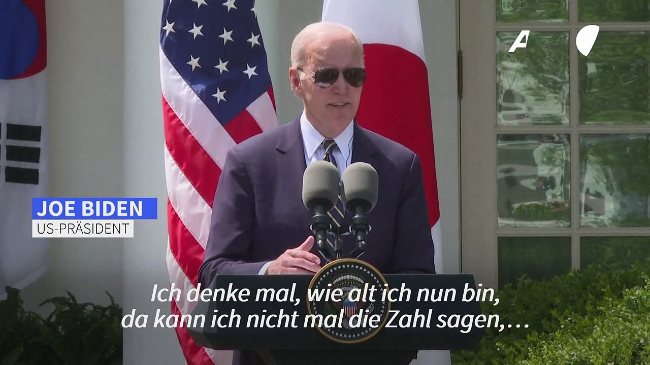 Biden spielt sein Alter herunter: "Ich fühle mich gut"
