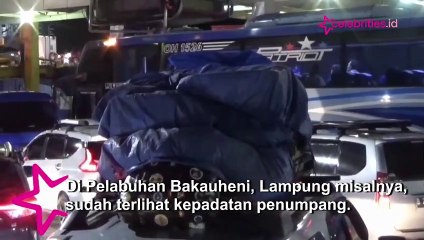 Ribuan Kendaraan Padati Pelabuhan Bakauheni, Antrean Mulai Menumpuk