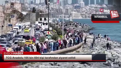 TCG Anadolu 105 bin 604 kişi tarafından ziyaret edildi