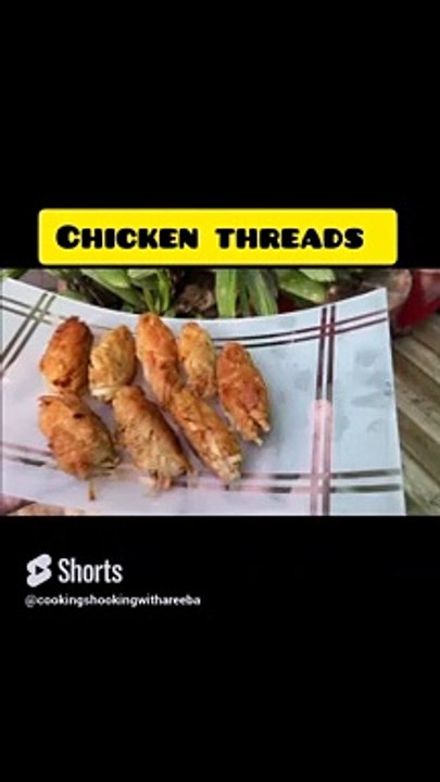 Crispy Thread Chicken Recipe _ Thread Chicken _ Iftar Party Snacks _ Easy Make and Freeze