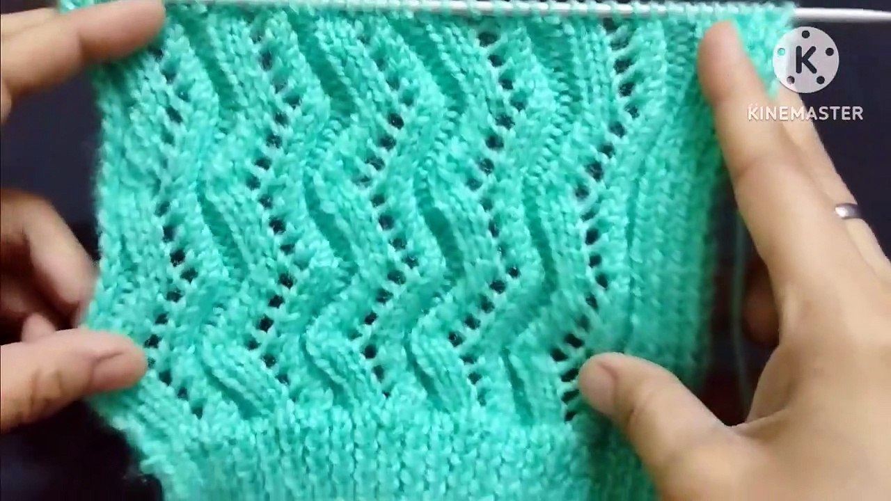 New knitting lace pattern / for #gents half sweater #baby sweater #cardigan