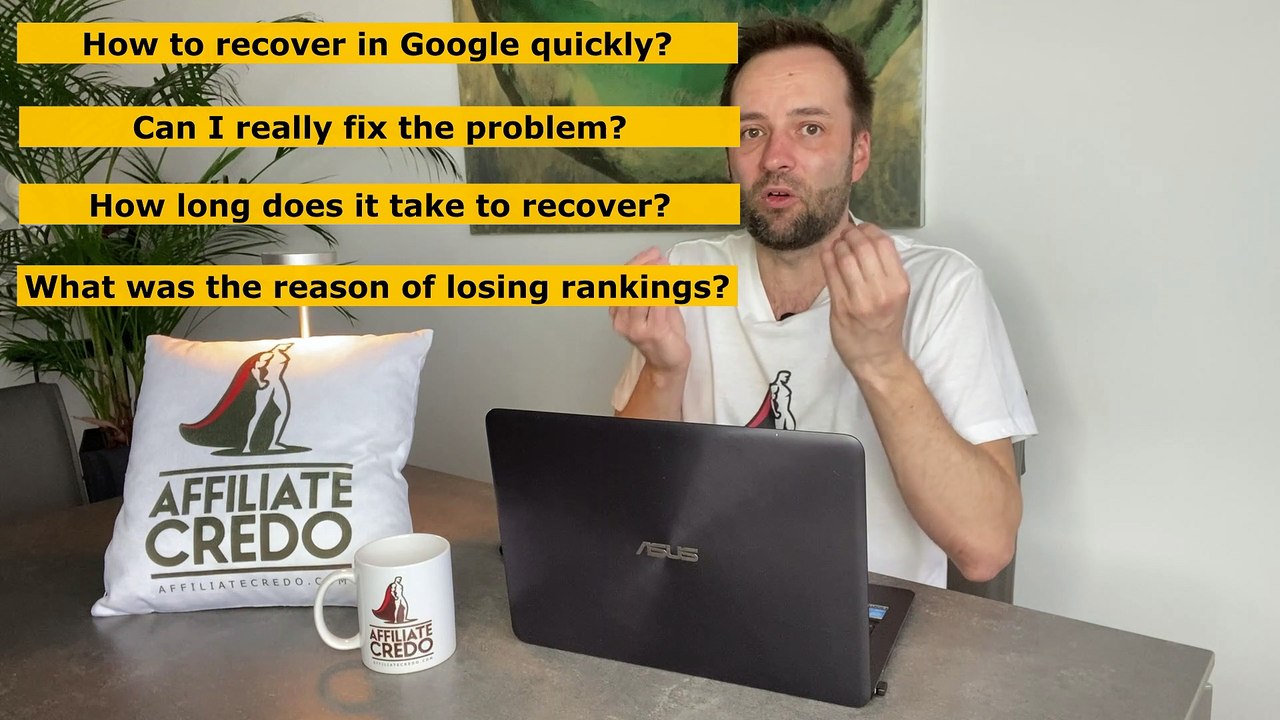 How to Recover the Rankings in Google for the Affiliate Site(2023)