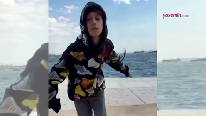 Cem Yılmaz'ın oğlundan dans şov! Kemal'in sokak dansı