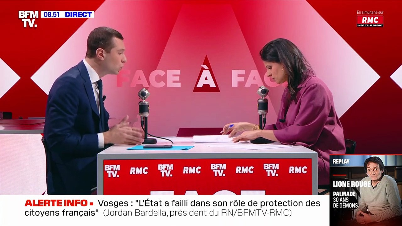 Vives tensions entre Apolline de Malherbe et Jordan Bardella autour de l'immigration sur BFMVTV et RMC