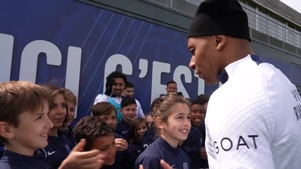 PSG - Plusieurs enfants de l'Academy ont pu assister à l'entraînement