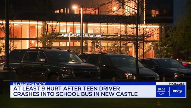 Multiple injuries in school bus crash in New Castle, NY