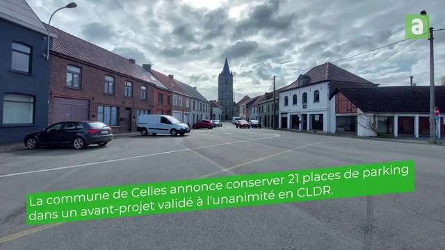Celles: la future place Verte se dessine