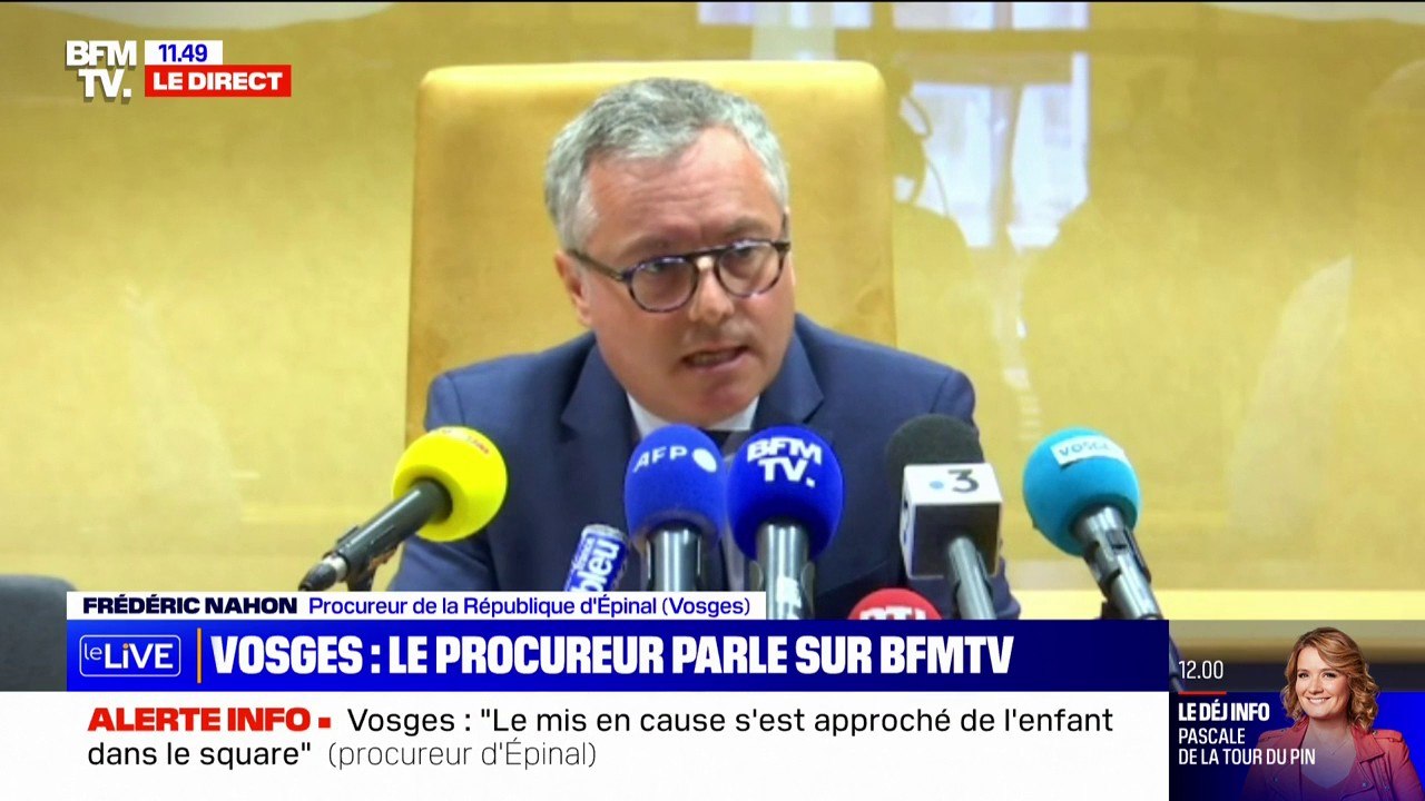 Vosges: le procureur d'Épinal annonce que "l'au...