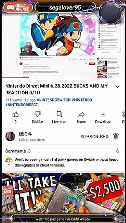 Sega Lover95 Reacts to the E3 Direct 2022