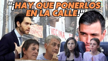 El mensaje de Sergio Sayas a los ‘jetas vividores’ de los okupas y el Gobierno