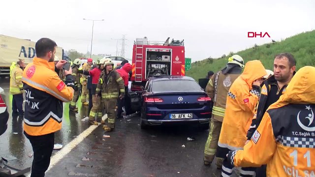 Kazaya giden itfaiye ve ambulans kaza yaptı! Yaralılar var