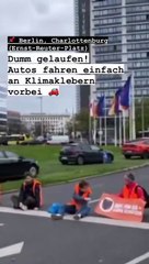 Des activistes bloquent une route mais les automobilistes ont de la ressource à Berlin