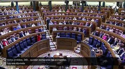 Se suspende la votación en el Congreso por el desmayo de una diputada de Podemos