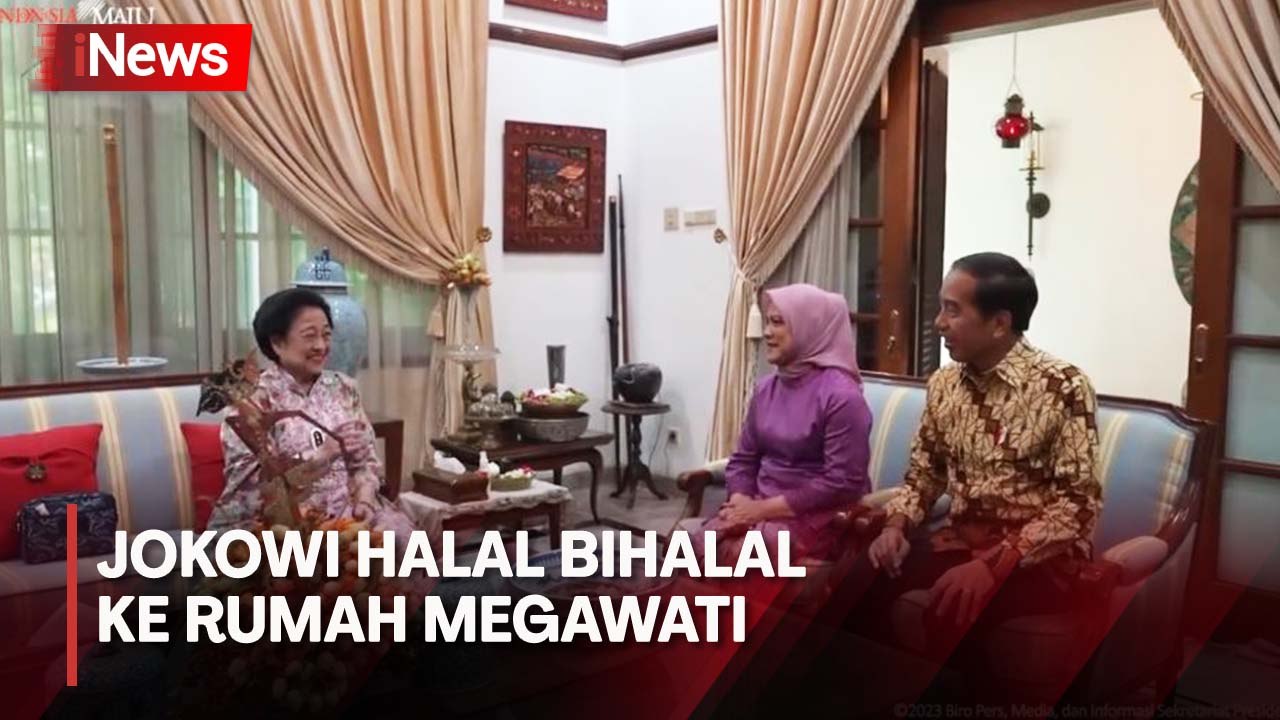 Jokowi-Iriana Sowan Halal Bihalal ke Rumah Megawati, Dinamika Politik usai Ganjar Ditetapkan sebagai Capres