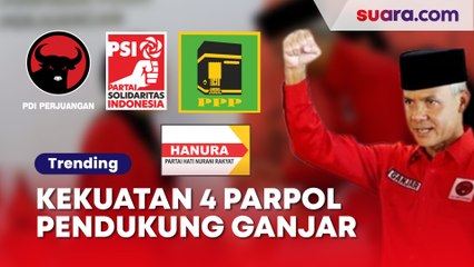 Menilik Kekuatan 4 Parpol Pendukung Ganjar: Punya Prestasi di Pemilu 2019?