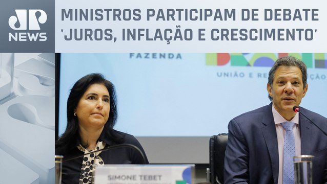 Haddad e Tebet discutem taxa de juros com presidente do Banco Central