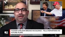 Tucker Carlson Breaks His Silence - Tells Reporters His Future Plans