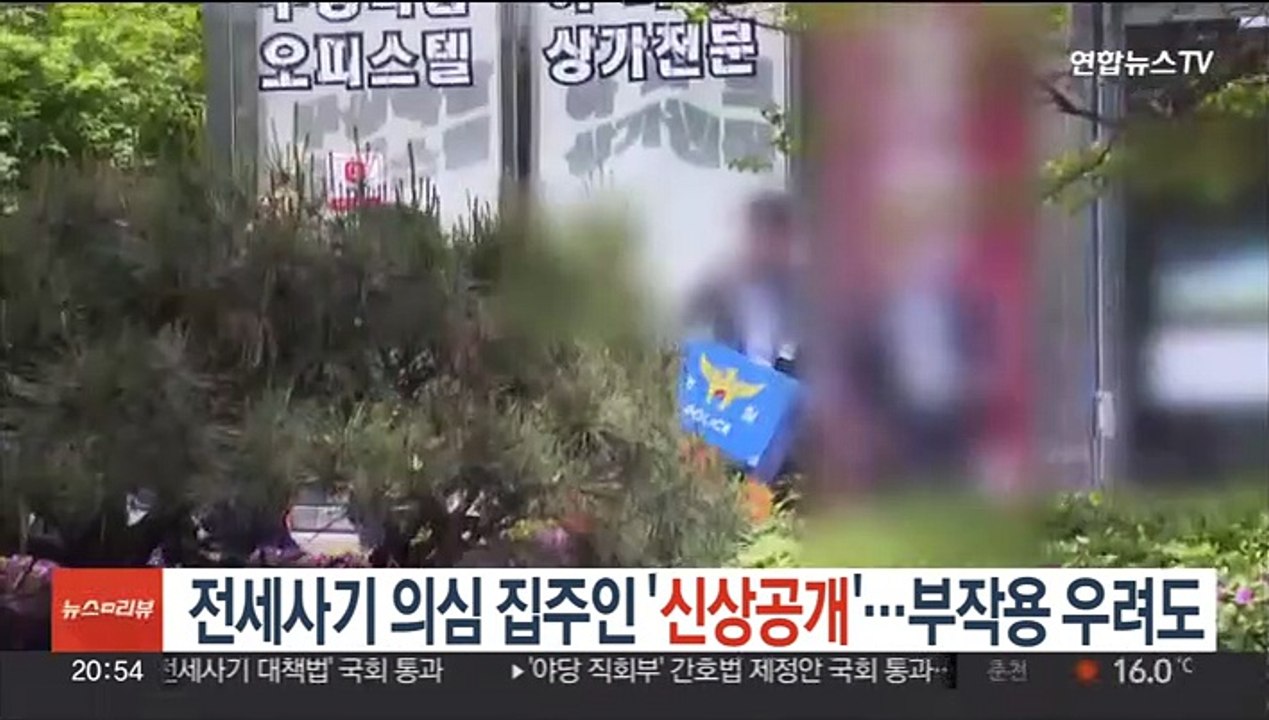 전세사기 의심 집주인 '신상공개'…부작용 우려도