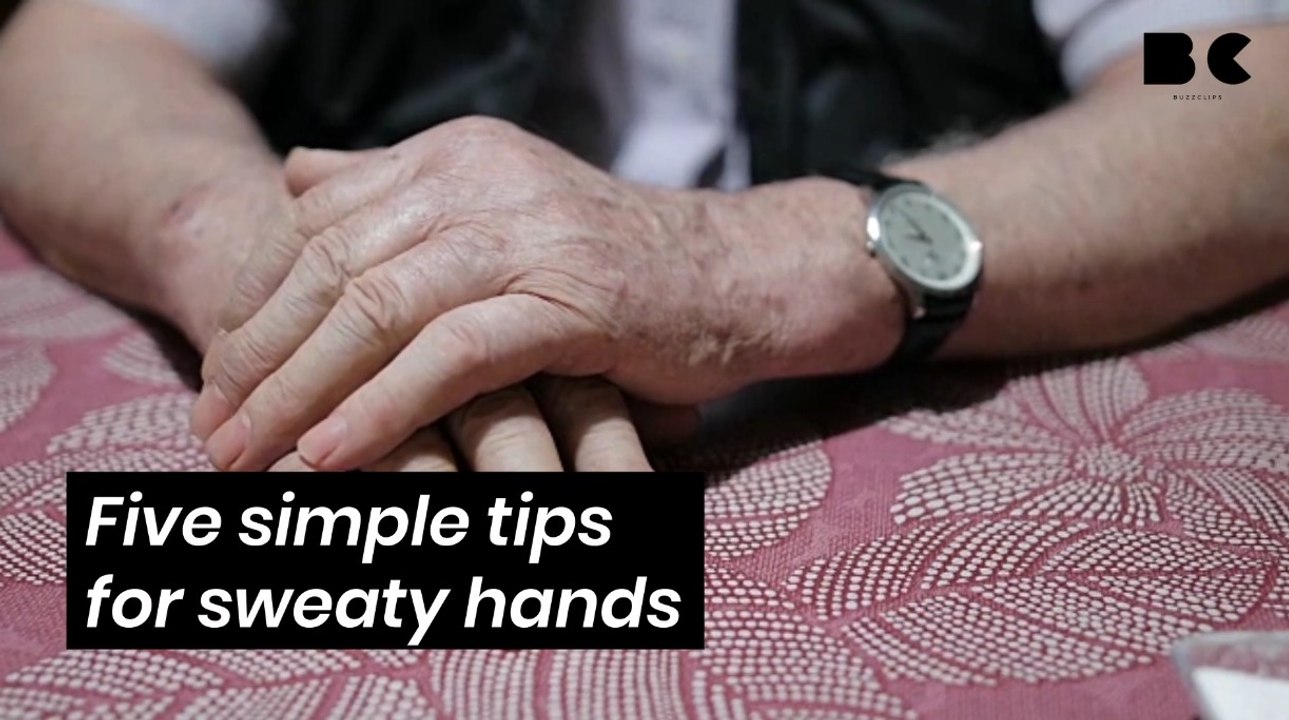 Five simple tips for sweaty hands