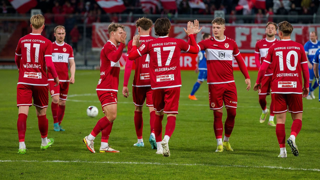 Vier Treffer: Cottbus dominiert Krieschow im Pokal-Halbfinale