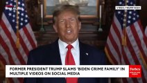 BREAKING NEWS: Trump Accuses 'Biden Crime Family' Of 'Influence Peddling And Corruption' In New Vids President Trump, President Biden, Hunter Biden