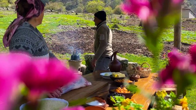 Pilaf according to Azerbaijani Traditions! National Dish Rustic Cooking