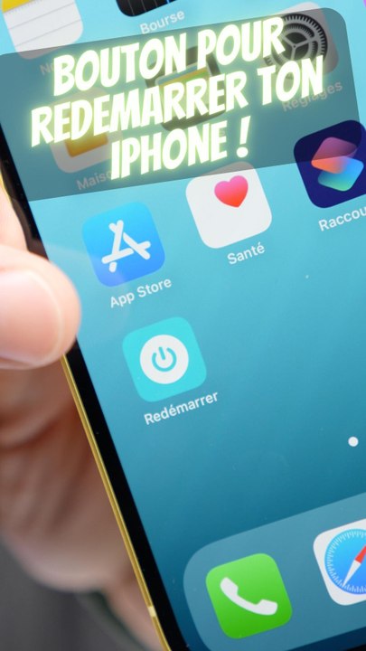 Un bouton de redémarrage sur ton iPhone !