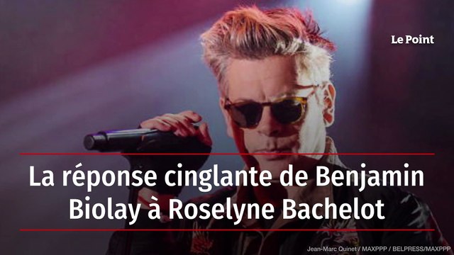 La réponse cinglante de Benjamin Biolay à Roselyne Bachelot