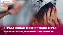 Kepala Bocah Terjepit Tiang Teras Rumah Jadi Viral, Dibantu Petugas Damkar