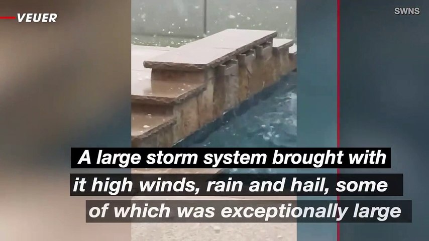 Must See! Massive ‘Baseball-Sized’ Hail Rains Down on Texas and Florida ...