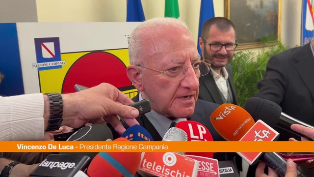 De Luca Appello alla responsabilità in vista della festa scudetto