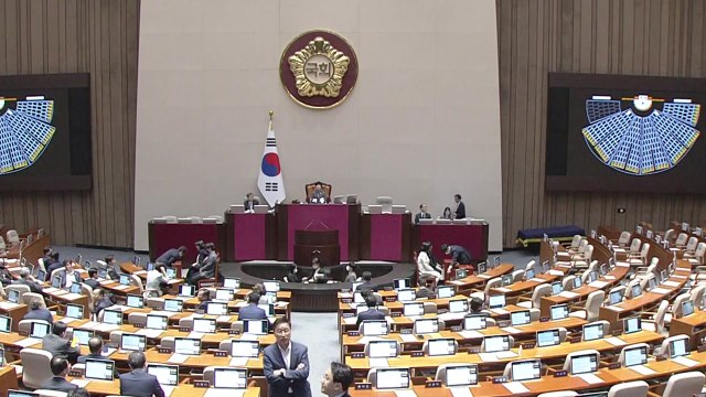 野 주도 '방송법 개정안' 본회의 부의 요구건 가결 / YTN