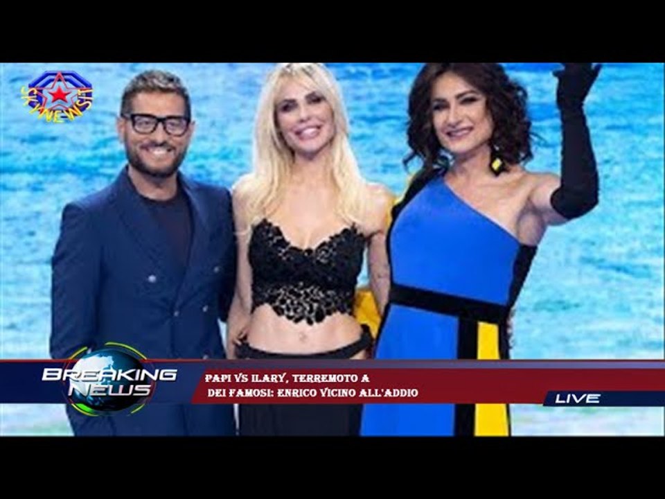 Papi vs Ilary, terremoto a  dei Famosi: Enrico vicino all'addio