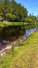 Il vient pêcher pour la première fois à cet endroit mais un habitué du coin n'est pas d'accord