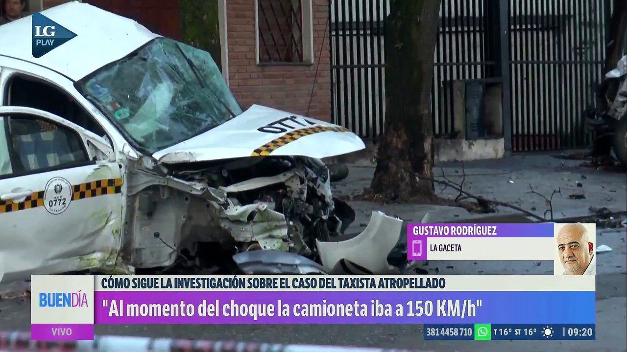 "Al momento del choque la camioneta iba a 150 km/h"
