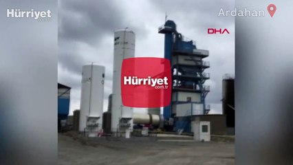 Ardahan’da zift tankı patladı