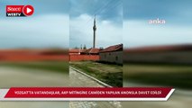 AKP mitingine davet anonsunun cami hoparlöründen yapıldı