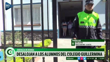 Amenaza de bomba en Colegio Guillermina: la policía de explosivos determinó que fue un falso aviso