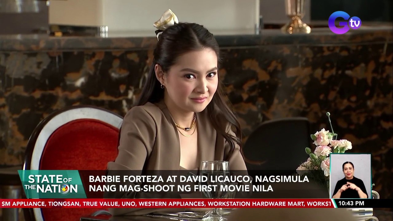 Barbie Forteza at David Licauco, nagsimula nang mag-shoot ng first movie nila | SONA