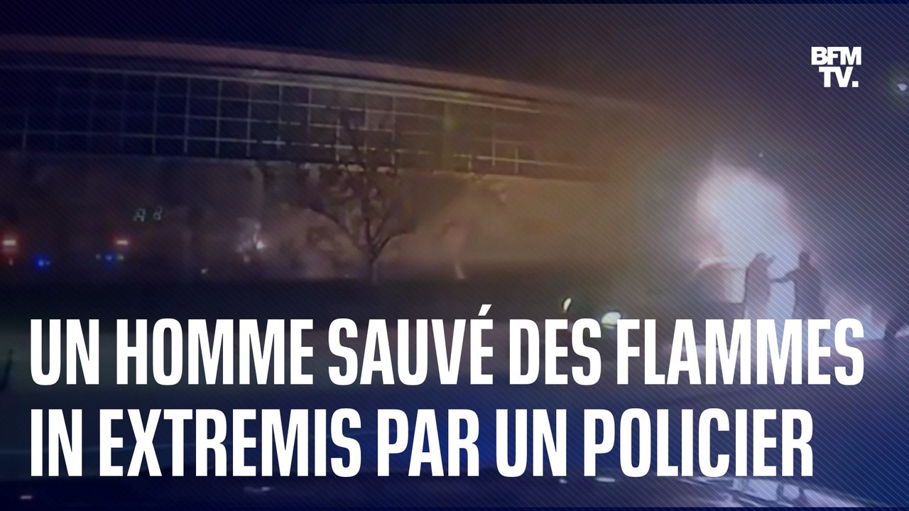 Un agent de police sauve un homme de 84 ans des flammes après une course-poursuite