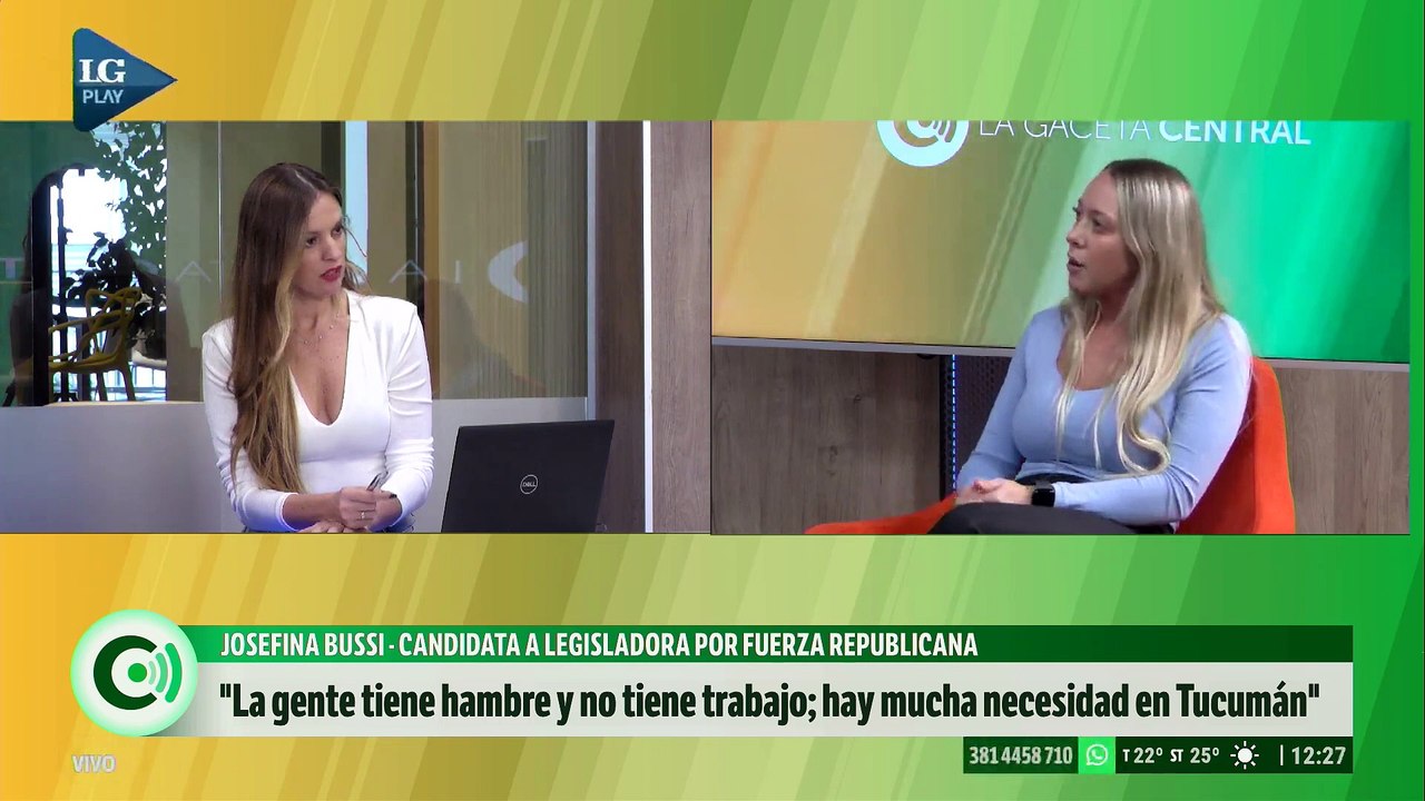 Josefina Bussi: "Porque los delincuentes pueden tener armas y nosotros no"
