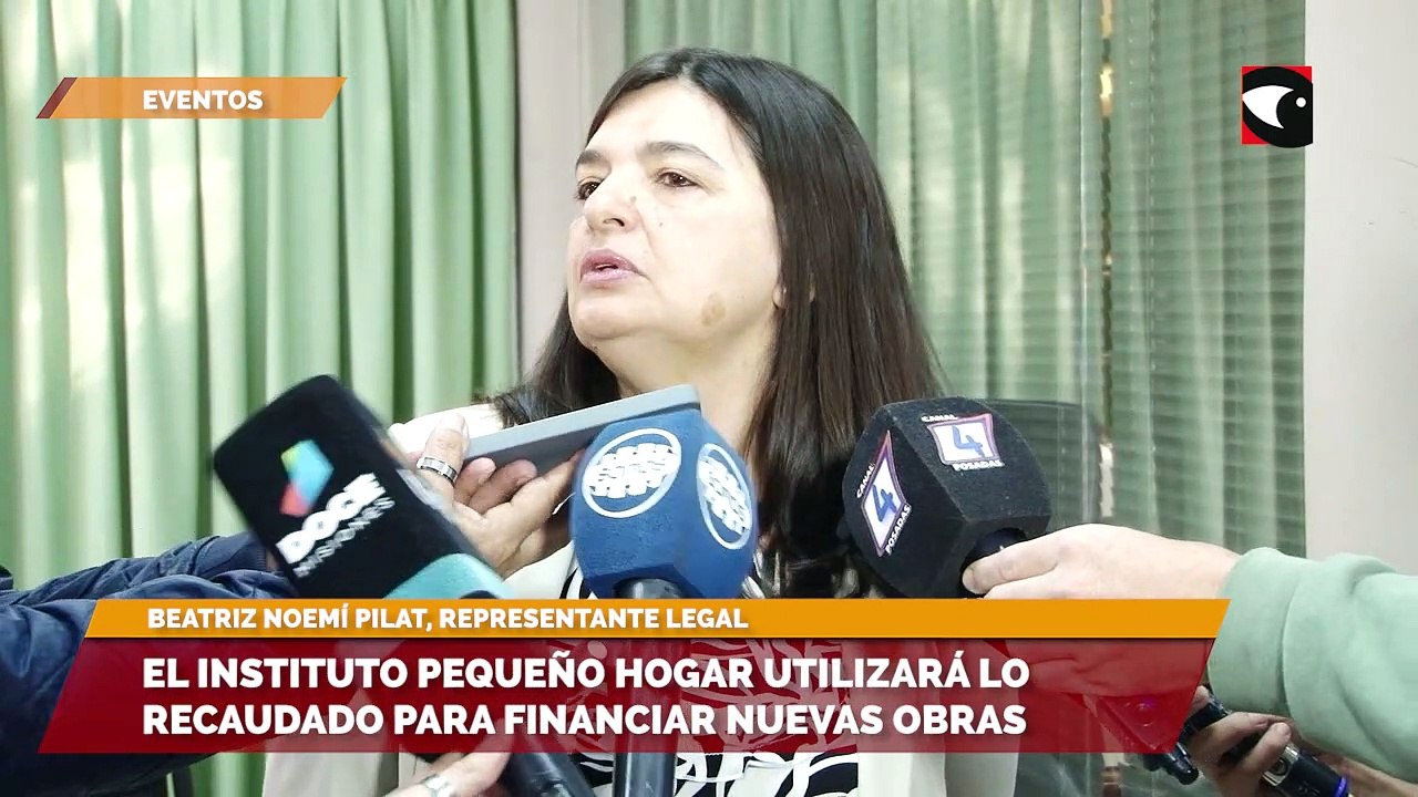 Pizzas solidarias en Posadas el Instituto Pequeño Hogar utilizará lo recaudado para financiar nuevas obras