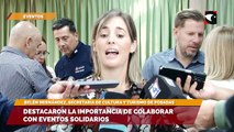 5 mil pizzas solidarias en Posadas Belén Hernández destacó la importancia de colaborar con los eventos solidarios