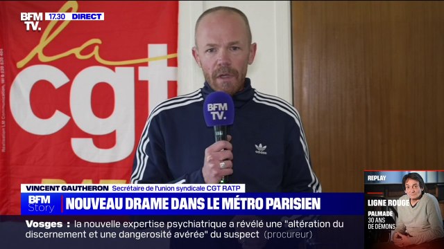 Réapprendre à voyager et utiliser les transports en commun , Vincent Gautheron (CGT RATP) pointe la responsabilité des usagers dans les risques d'accidents