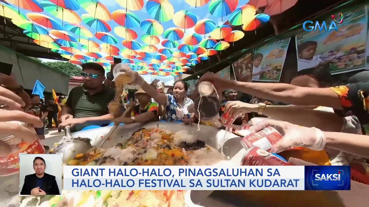 Giant halo-halo, pinagsaluhan sa Halo-halo festival sa Sultan Kudarat | Saksi