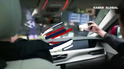 Lise öğrencileri, Togg'a binmenin heyecanını böyle yaşadı