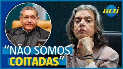 Cármen Lúcia rebate Nunes Marques: 'Somos cidadãs'